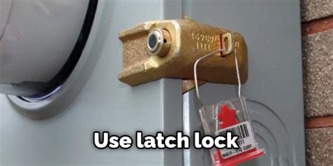 electric meter box panel door latch|replacement lock for meter cupboard.